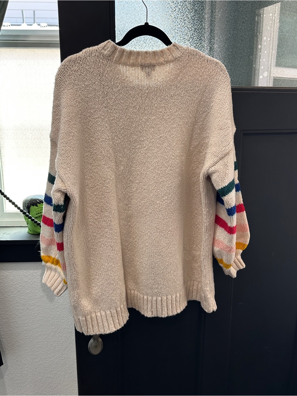 Torrid Cotton Intarsia Pullover Balloon Sleeve Sweater Sz 2 - Picture 2 of 6